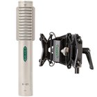 Ribbon Microphone with Sling-Shock Mount and Wooden Box