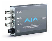 DA Audio/Video Converter, SDI/Embedded Audio to Component or Composite Video and 4 Ch Bal/Unbalanced Audio