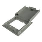 2-Gang Locking Flush-Mount Wall Plate Cover