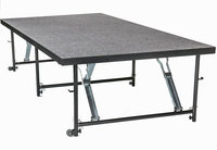 SP1624IW [RESTOCK ITEM] Staging 101 4 ft x 8 ft Industrial Finish Panel with Wheels