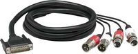 Lynx Studio Technology CBL-L22Audio L22 Audio Cable, 2 XLRM/2 XLRF to DB25