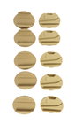 Beige Mic Clip for HSP4 (10-Pack)