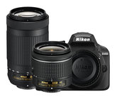 D3400 Two Lens Kit DX-Format 24.2 MP DSLR with 2 NIKKOR Lenses