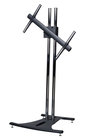 Floor Stand with 84" Dual Poles and Rotating Mount, for Flat-Panels up to 160 lbs