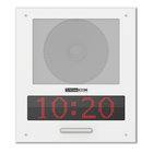 PoE+ Indoor Wall Mount IP Loudspeaker with LED Display, Paging Microphone, and LED Flashers