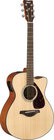 Acoustic-Electric Cutaway Guitar, Natural Finish