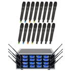 16 Channel PLL Wireless Microphone Package with Frequency Scan and IR Sync