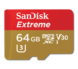 Extreme 64 GB microSDXC, Class 10/UHS-III