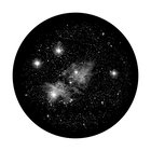 SuperResolution Glass Gobo with "Star Galaxy" Image Pattern