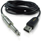 1/4" TS Instrument to USB Interface Cable