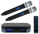 Digital Karaoke Mixer with Wireless Microphones and Bluetooth Receiver