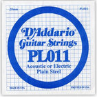 .011" Plain Steel Guitar String