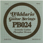 .024 Phosphor Bronze Acoustic Guitar String