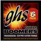 GHS GBL-5 Six-Pack of Light Boomers Electric Guitar Strings