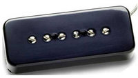Single-Coil Guitar Pickup, Vintage Soapbar, Neck, Black