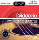 Medium EXP Coated Phosphor Bronze Acoustic Guitar Strings