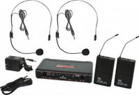 EXDR UHF Wirless Mic System, Body Pack Receiver with Headworn Microphone