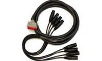 5 ft 8 Channel In/Out DB25 to XLR AES Digital Cable (for Digi, Panasonic & Tascam Machines)