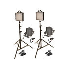 Bescor LED-200KB 600W Combined Battery-Powered Dimmable Light Kit