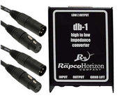 DB-1 Direct Box and 2x MN-25 Pro Mic Cables Bundle
