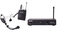 Single Channel Headset/Lavalier Wireless Microphone System