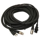 50' XLR and AC Snake Cable for Powered Speakers