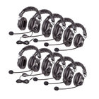 Switchable Stereo Headsets, 10 Units