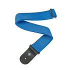 50mm W, 35"-59.5" L Blue Polypropylene Guitar Strap