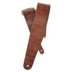 Blasted Brown Leather Guitar Strap