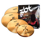 ZBT 5 Cymbal Set 5 Cymbal Set 14&quot; Hi-Hats,16&quot; Crash, 20&quot; Ride with free 18&quot; Crash