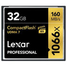 Professional 1066x CompactFlash Card 32GB CompactFlash Card, 160MB/s Read, 155MB/s Write