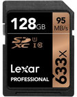 Professional 633x SDXC UHS-I Card 128GB SDXC Memory Card, 95MB/s Read, 20MB/s Write