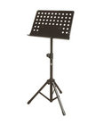 Large Solid Top Tripod Music Stand with Holes