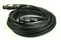 1/4" TS Male to Dual Banana, 2 Conductor, 16GA, 50ft