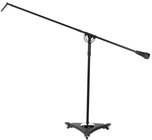 49"-73" Studio Boom Microphone Stand with Air Suspension System and Wheeled Tripod Base