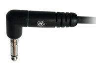 Right Angle Guitar/Instrument Cable, 1/4"-1/4", 20 Feet