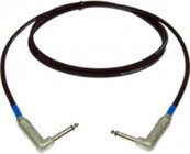 50 ft. Excellines Right Angle 1/4" TS Male to Male Guitar Cable