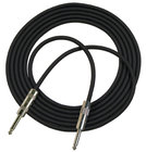 10 ft. Concert Series 1/4" Male to Male Guitar 20 Gauge Cable in Black