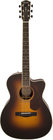 PM-3 Deluxe Triple-0, Vintage Sunburst Paramount Series Acoustic-Electric Guitar with Premium Hardshell Case