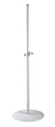 43"-71" Round Base Speaker Stand, White