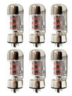 6-Pack of Matched Tetrode Power Amplifier Vacuum Tubes