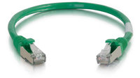 Cat6 Snagless Shielded (STP) 10 ft Ethernet Network Patch Cable, Green