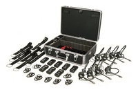 Listen Technologies LKS-3-A1 Collabor-8 System with 8 Transceivers, 8 Headsets, and Docking Station Case