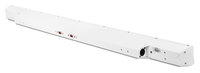 16x2" 100cm Long Variable Beam Stainless Steel Line Array Speaker, EN54 Compliant, White