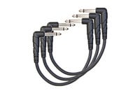 3-Pack of 6" Classic Series Patch Cables, Right-Angle, 6"