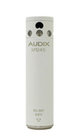 M1255BW [RESTOCK ITEM] White Miniature Condenser Mic, RFI Shielded, High-Sensitivity, Cardioid