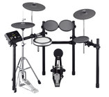 5-Piece Kit with TCS Snare, Rubber Tom Pads, 3 Cymbals and DTX502 Module