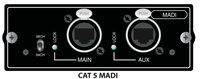 MADI Cat5 Option Card for Si Series Mixers