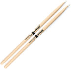 1 Pair of 5A Hickory, 16" L Drumsticks with Nylon Tips