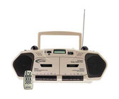 2395IR Infrared Music Maker Plus Dual Cass/CD Boombox with Dual Infrared Transmitters &amp; Multimedia Player